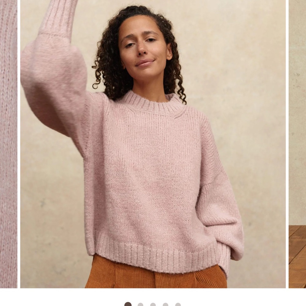 Christy Dawn Jane Sweater in Pale Rose